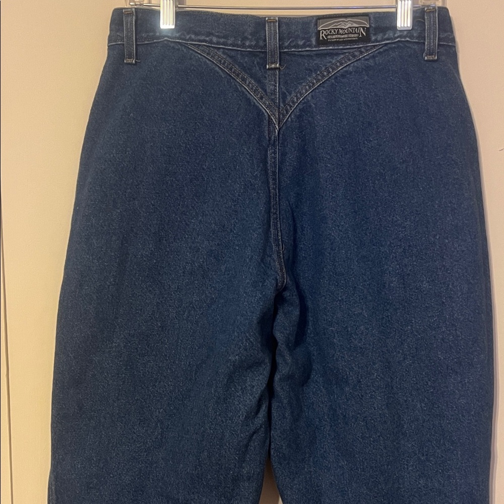 ROCKIES VINTAGE Women's High Rise Jeans - Dark Blue
